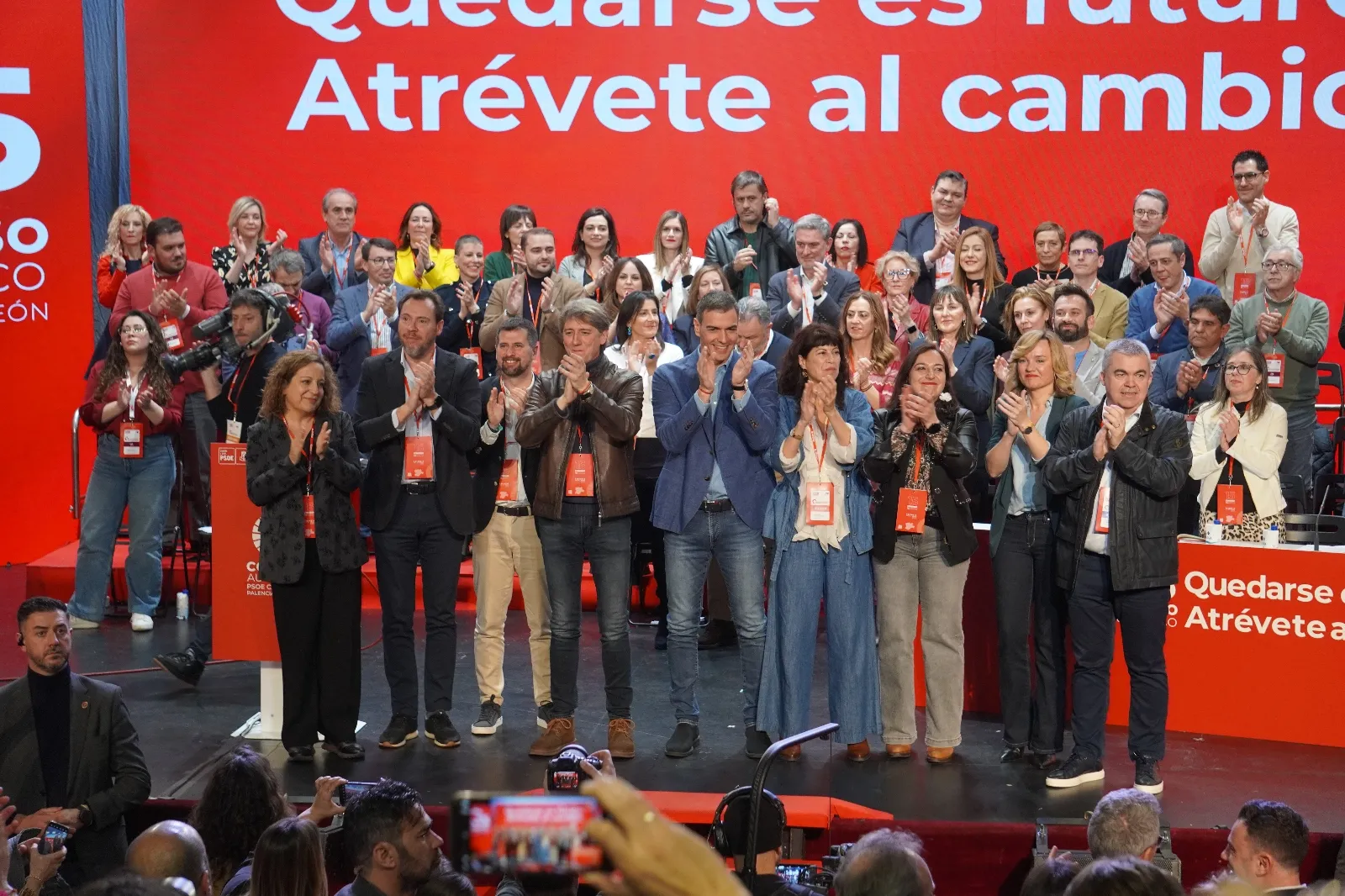 Tudanca y Martínez manifiestan un relevo de unidad en el Congreso del PSCyL en Palencia | FOTOS:  Aida Acitores - Palencia en la Red IMEDIACYL