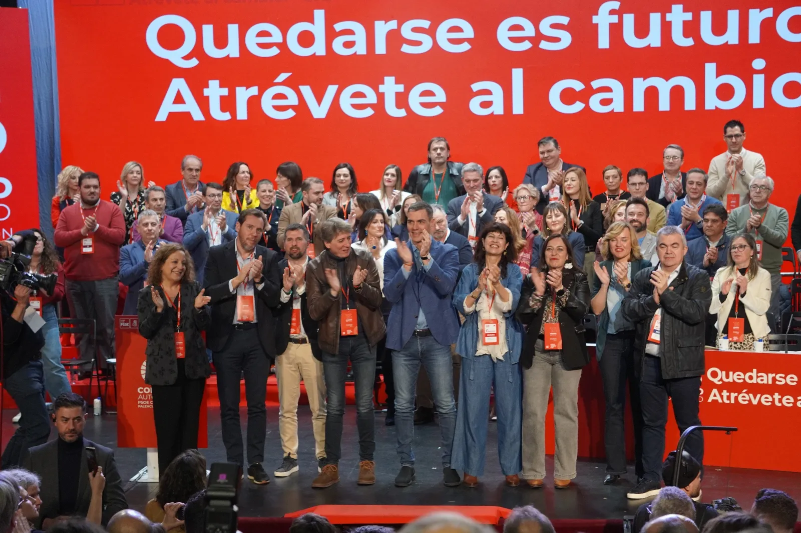 Tudanca y Martínez manifiestan un relevo de unidad en el Congreso del PSCyL en Palencia | FOTOS:  Aida Acitores - Palencia en la Red IMEDIACYL