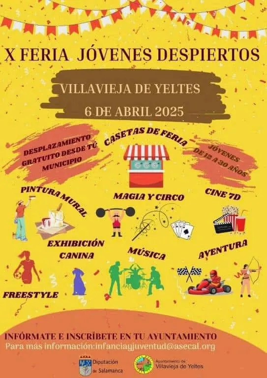 Foto 3 - Villavieja de Yeltes acoger&aacute; la X Feria J&oacute;venes Despiertos el 6 de abril