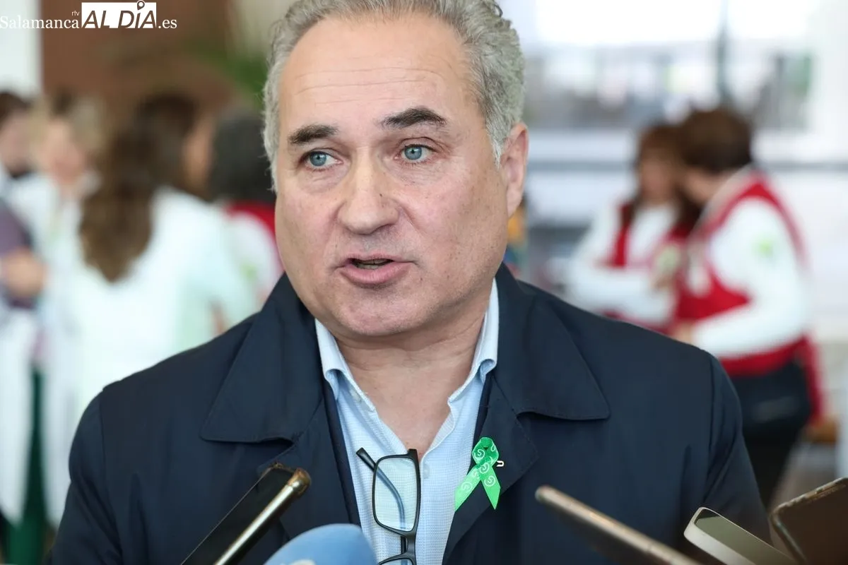 Acto en el Hospital de Salamanca con motivo del Día Mundial Contra el Cáncer. Foto de David Sañudo