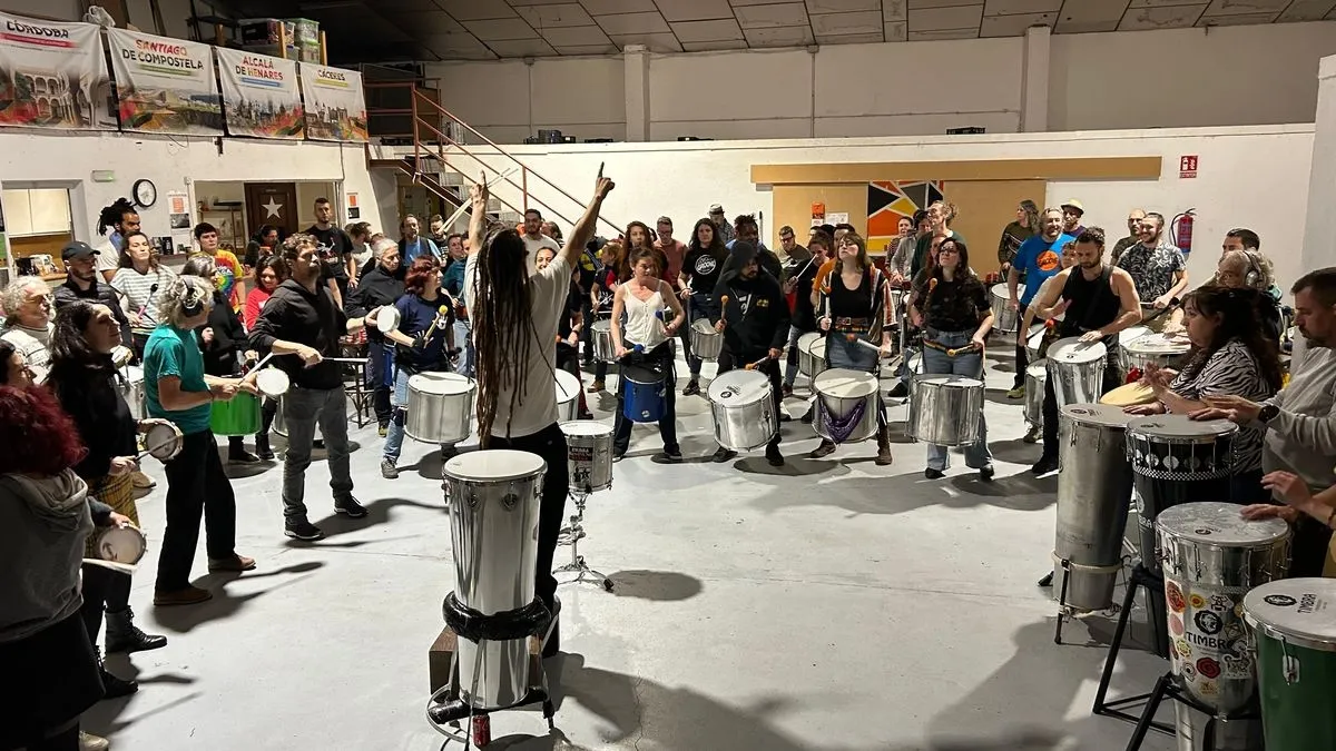Uno de los ensayos del Blocco Charro