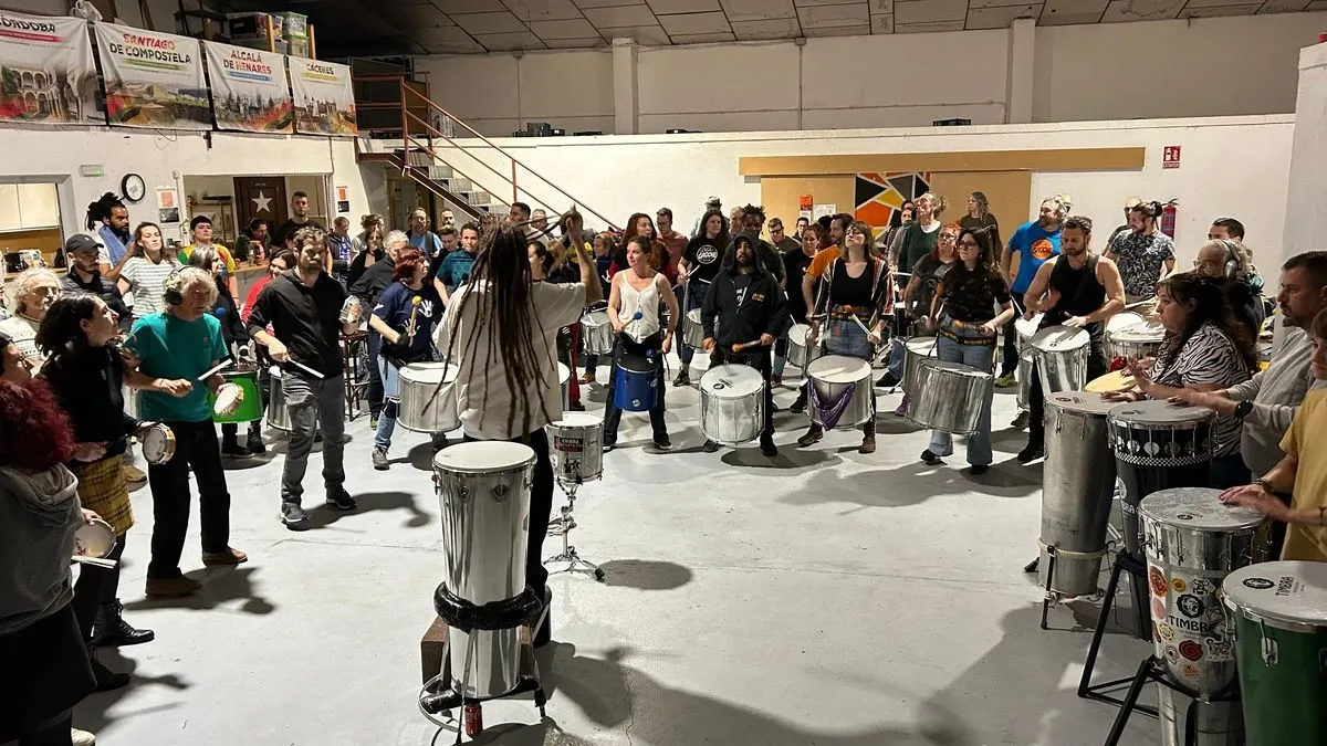 Uno de los ensayos del Blocco Charro