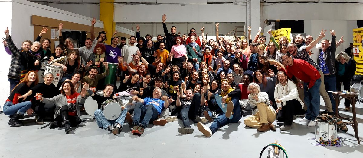 Espectáculo gratuito de batucadas en el centro de Salamanca