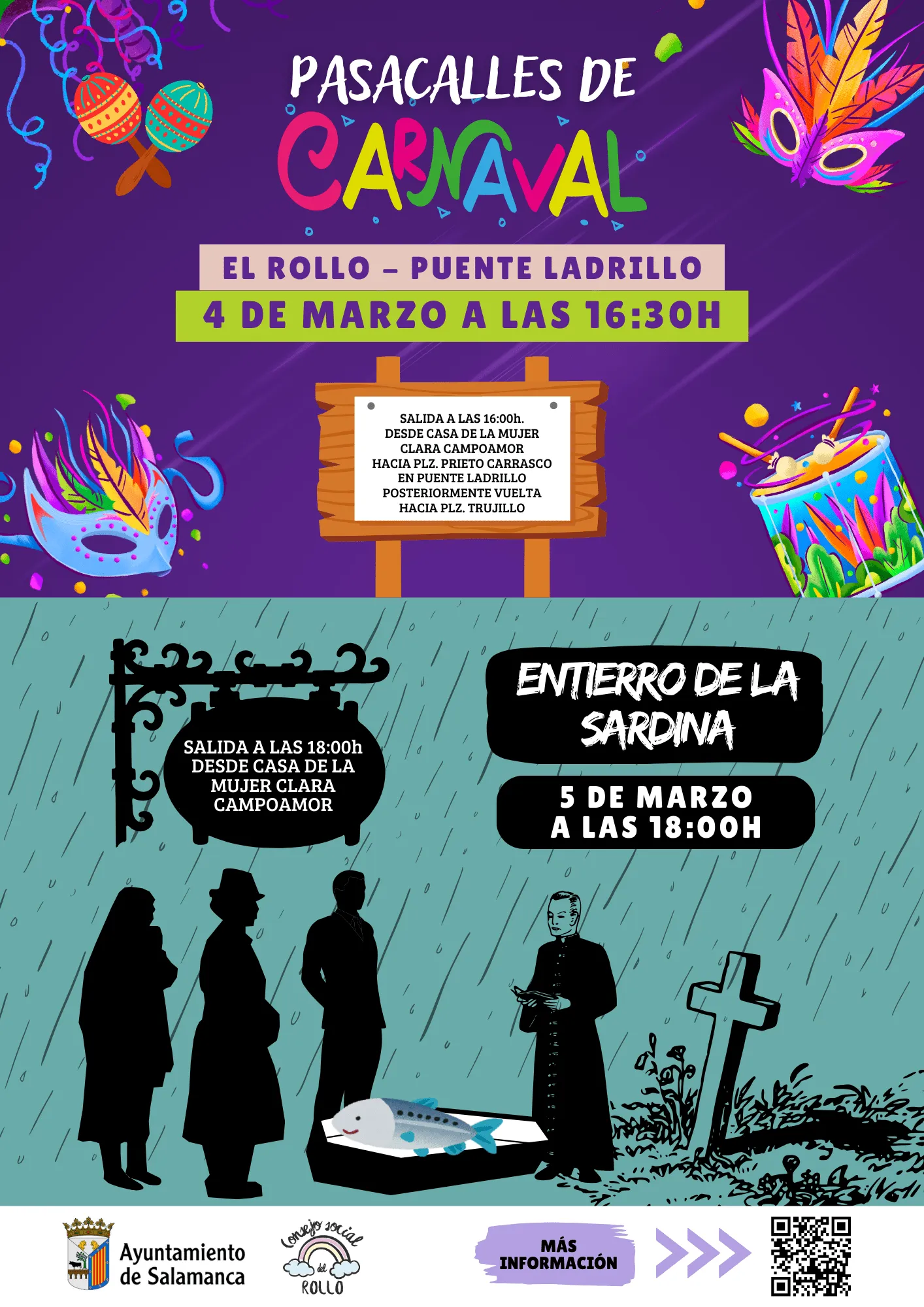 Salamanca se une a la celebración del Carnaval en diferentes barrios y asociaciones  
