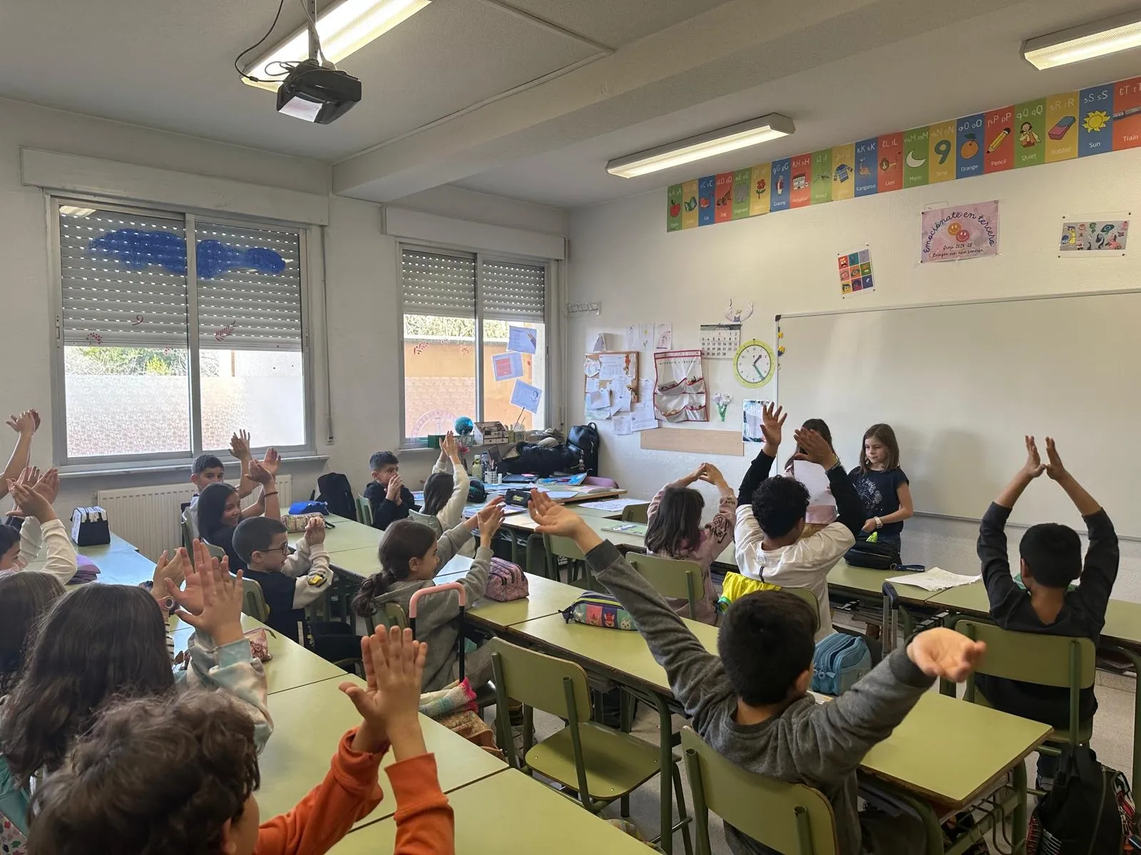 Los alumnos del Colegio Antonio Machado