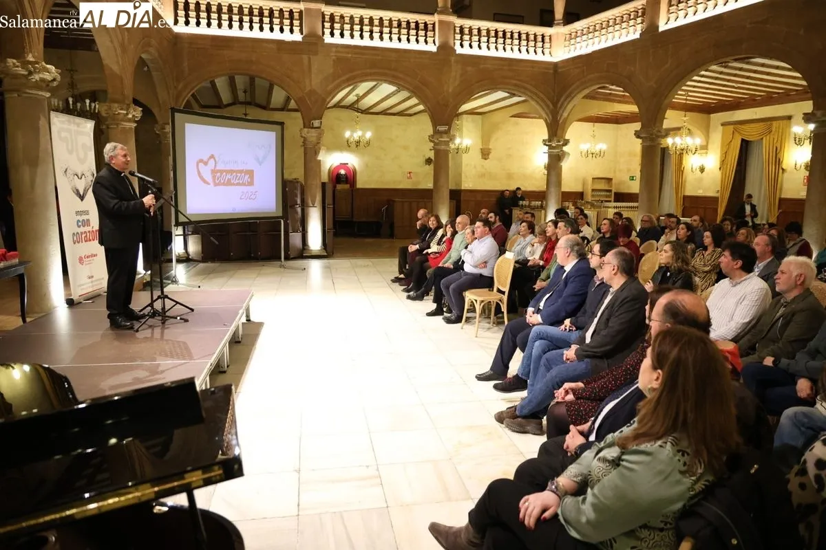 Reconocimiento 'Empresas con Corazón', promovido por Cáritas Diocesana de Salamanca. Fotos: David Sañudo