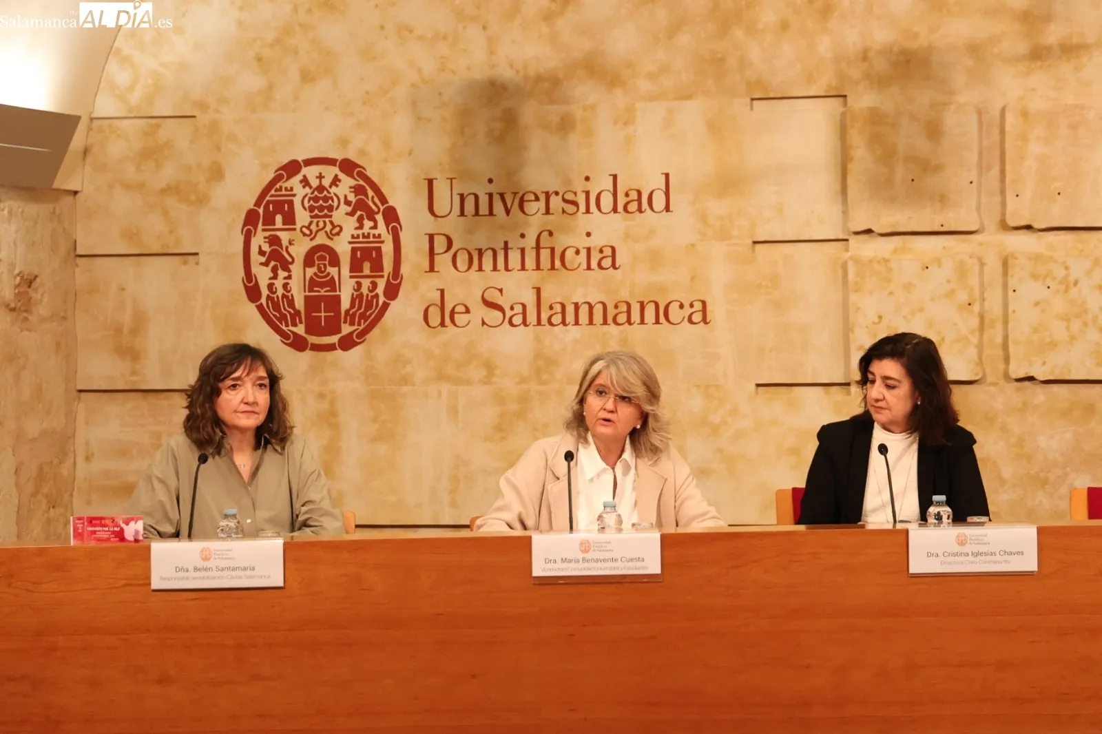 Cáritas Diocesana de Salamanca ha presentado los detalles del Concierto por la Paz del 22 de febrero en La Clerecía. Fotos: David Sañudo