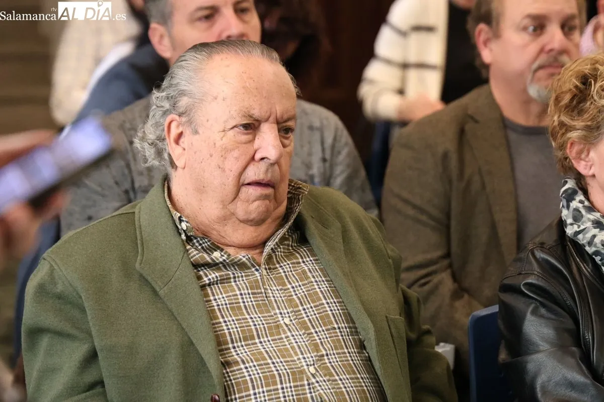 Celestino del Teso, portavoz del Grupo VOX en la Diputación de Salamanca. Fotos: David Sañudo