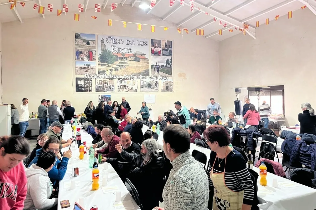 Comida de la matanza en Gejo de los Reyes