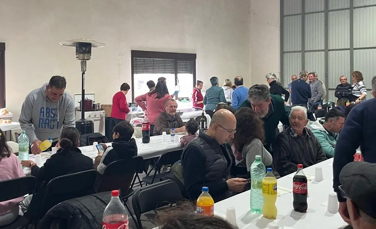 Comida de la matanza en Gejo de los Reyes