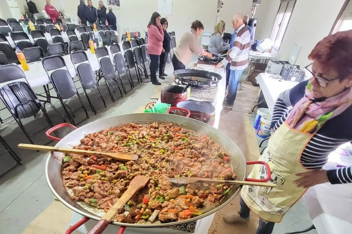 Comida de la matanza en Gejo de los Reyes