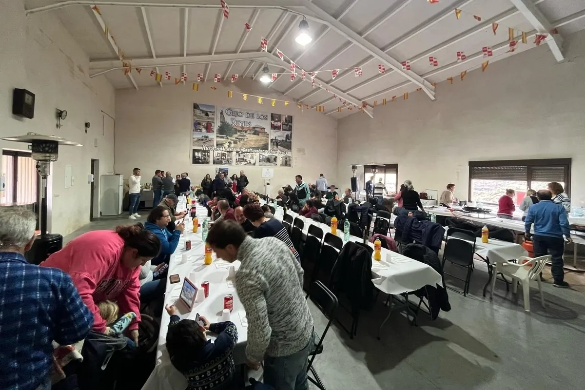 Comida de la matanza en Gejo de los Reyes
