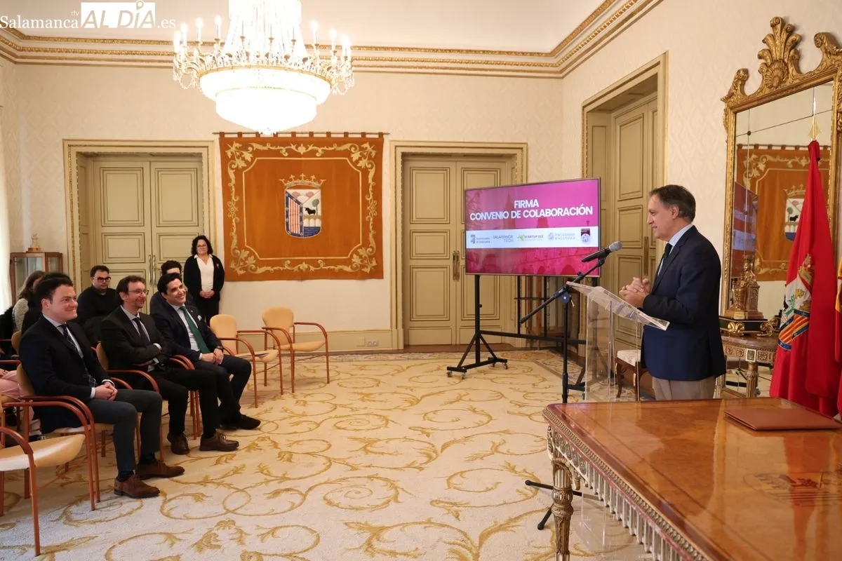 El Ayuntamiento de Salamanca ha renovado su colaboración con la Fundación General de la USAL y Startup Olé para la XII feria que del 15 al 17 de octubre reunirá a más de 1.500 profesionales. Foto de David Sañudo