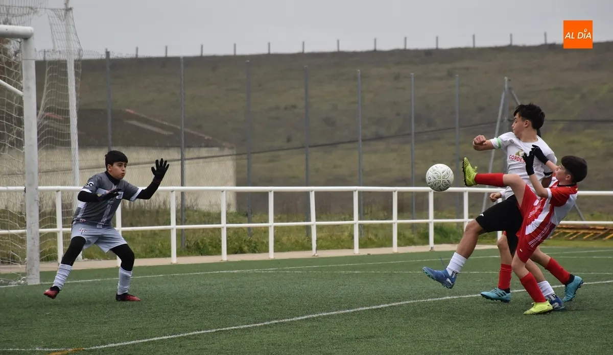 Foto 7 - El Infantil del Ciudad Rodrigo se da un fest&iacute;n ante el Pizarrales B con varios goles de gran calidad