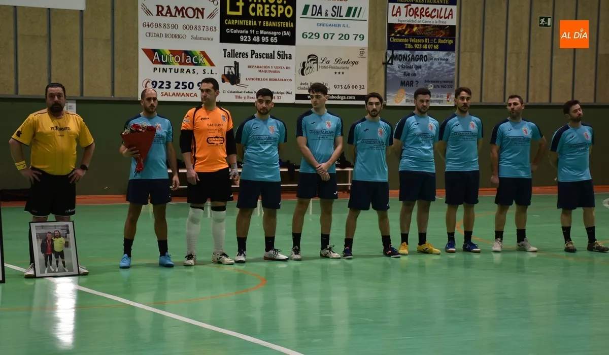 Foto 5 - El Mir&oacute;briga Futsal rinde homenaje a &Aacute;lvaro P&eacute;rez Ortega, cuyo recuerdo quedar&aacute; en Conde de Fox&aacute;
