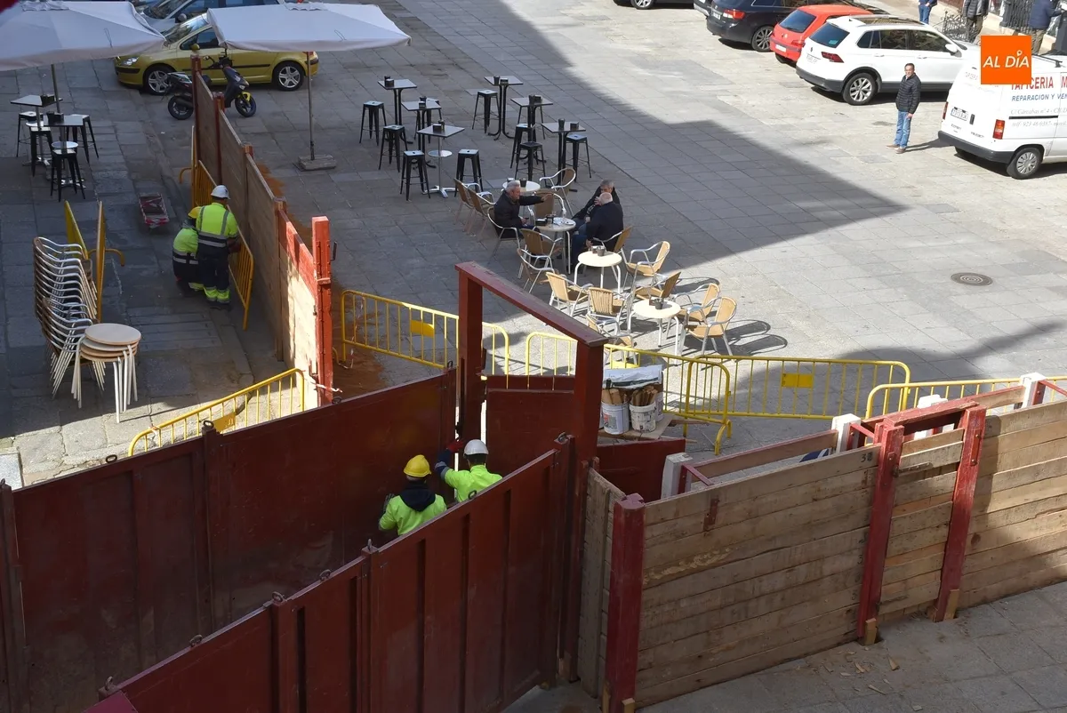 Foto 4 - Empieza a configurarse el &lsquo;rect&aacute;ngulo m&aacute;gico&rsquo; con el montaje de las primeras barreras