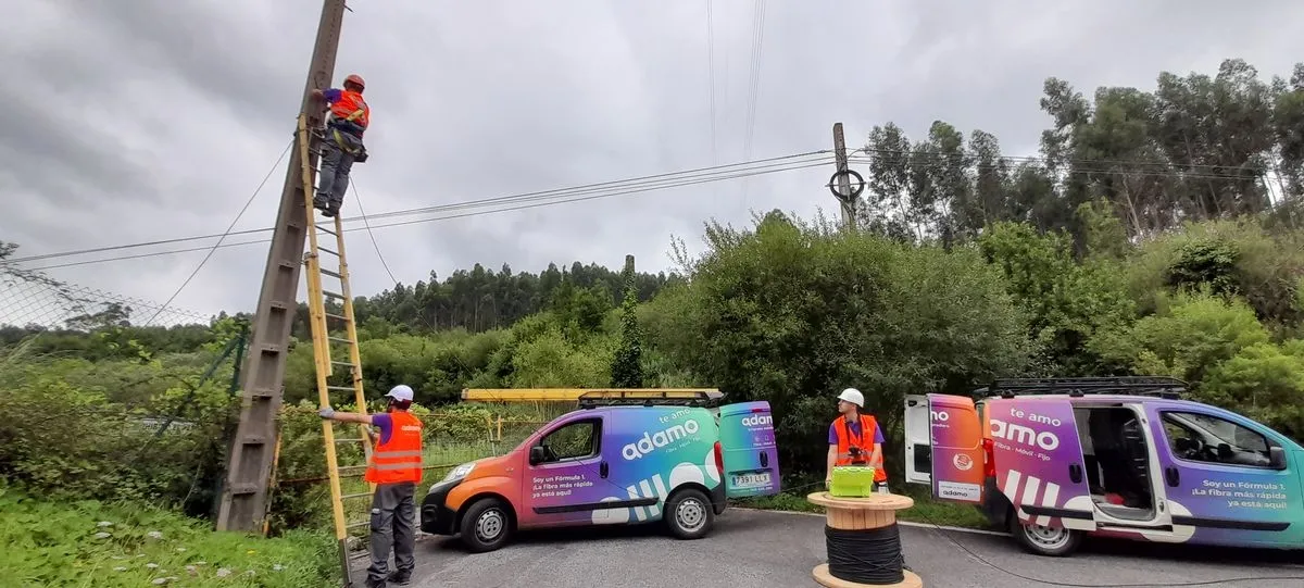 Instalación de la alta velocidad de internet en la Sierra de Francia