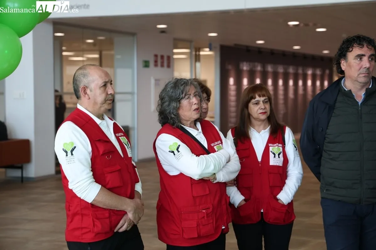 Acto en el Hospital de Salamanca con motivo del Día Mundial Contra el Cáncer. Foto de David Sañudo