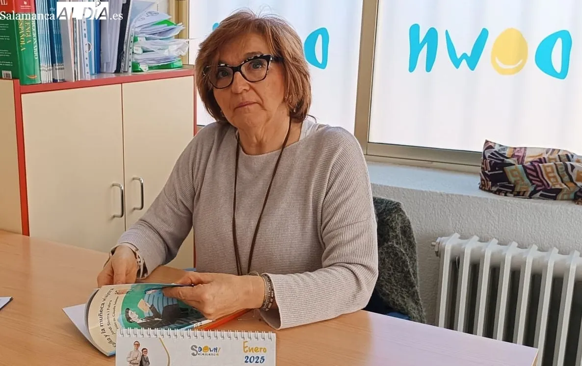 Catalina García Sánchez, presidenta de Down Salamanca. Foto C. G. H.