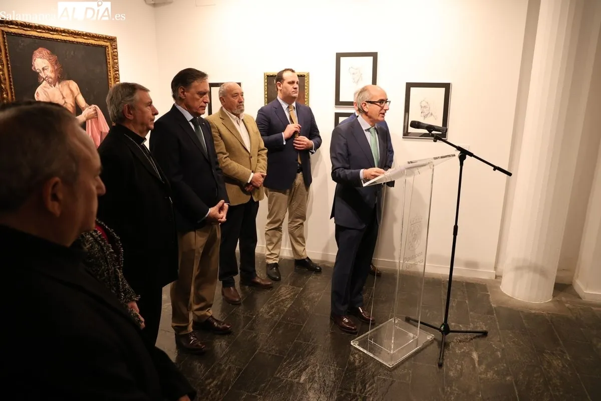 Exposición 'Faz de la Semana Santa', del pintor y escultor Amable Diego. Foto de David Sañudo