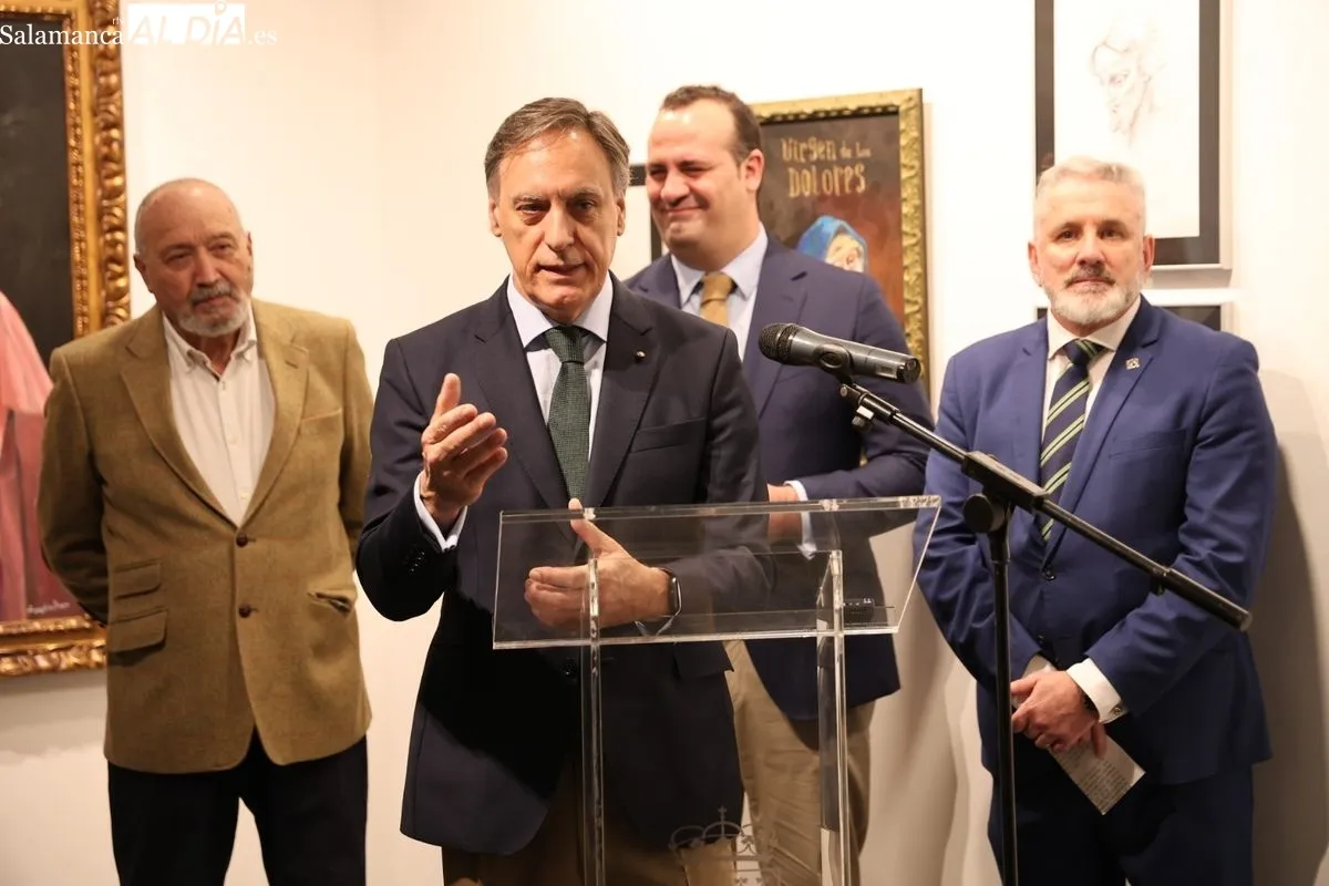 Exposición 'Faz de la Semana Santa', del pintor y escultor Amable Diego. Foto de David Sañudo