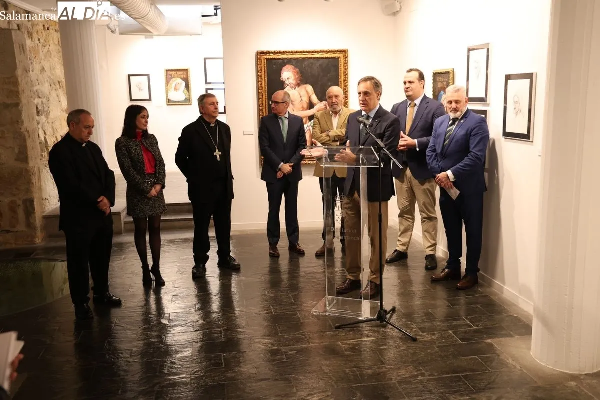 Exposición 'Faz de la Semana Santa', del pintor y escultor Amable Diego. Foto de David Sañudo