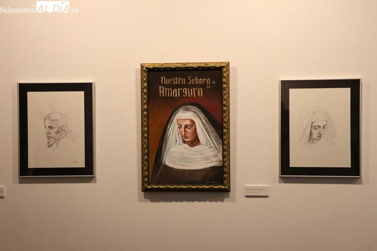 Exposición 'Faz de la Semana Santa', del pintor y escultor Amable Diego. Foto de David Sañudo