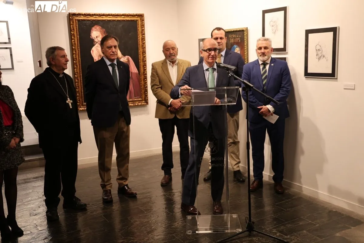 Exposición 'Faz de la Semana Santa', del pintor y escultor Amable Diego. Foto de David Sañudo
