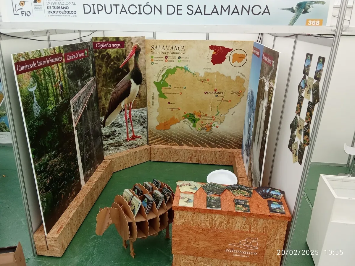 Stand de la Diputación de Salamanca en la XX Feria Internacional de Turismo Ornitológico  / DIPUTACIÓN