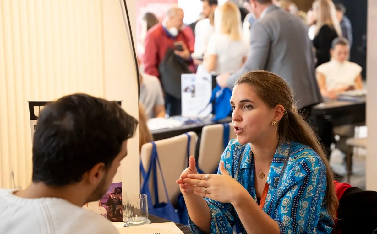 Ambiente en una edición anterior de la Feria Internacional de Estudios de Postgrado FIEP