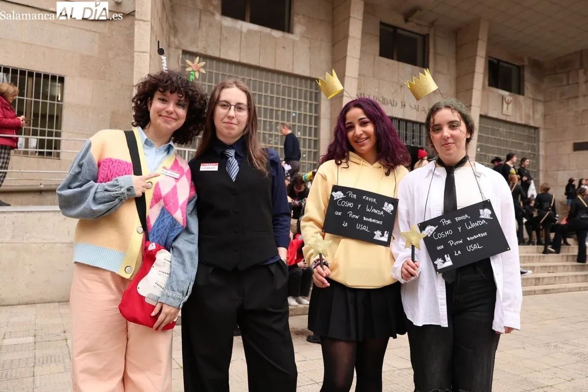 Fiestas de la Facultad de Psicología (USAL) en Salamanca. Foto de David Sañudo