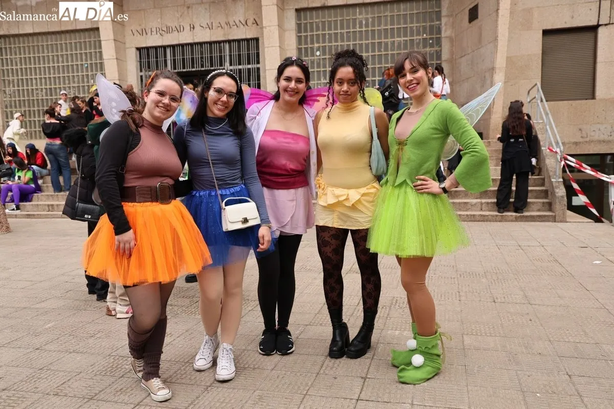 Fiestas de la Facultad de Psicología (USAL) en Salamanca. Foto de David Sañudo