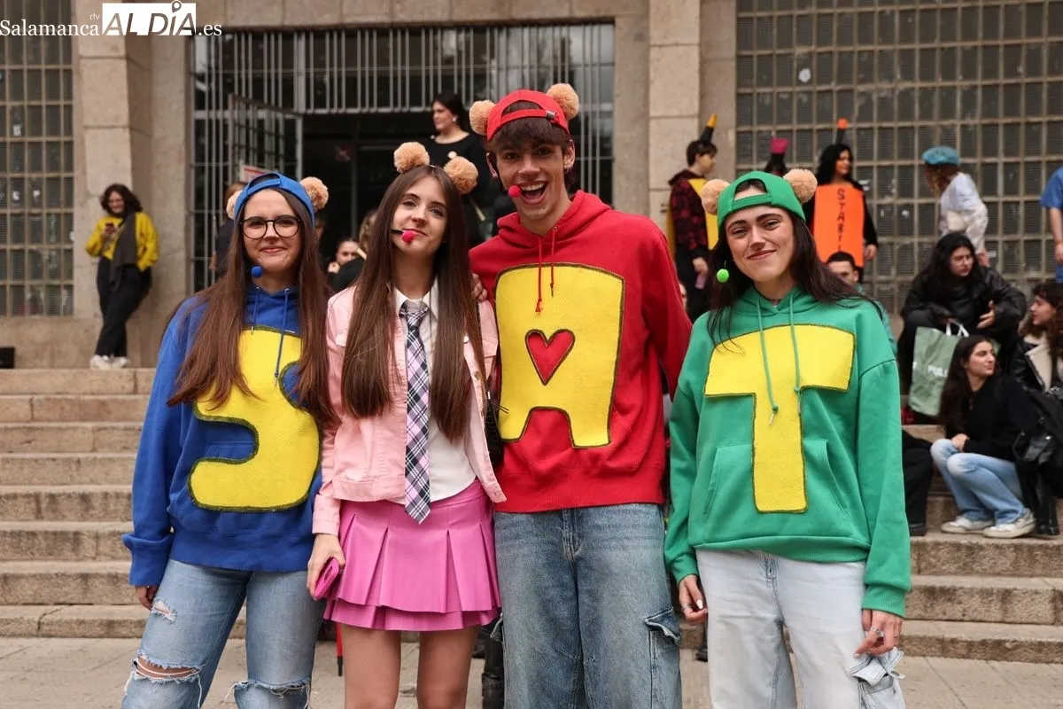 Fiestas de la Facultad de Psicología (USAL) en Salamanca. Foto de David Sañudo