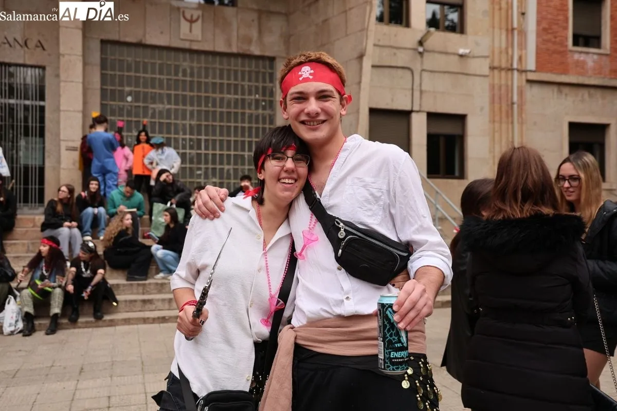 Fiestas de la Facultad de Psicología (USAL) en Salamanca. Foto de David Sañudo
