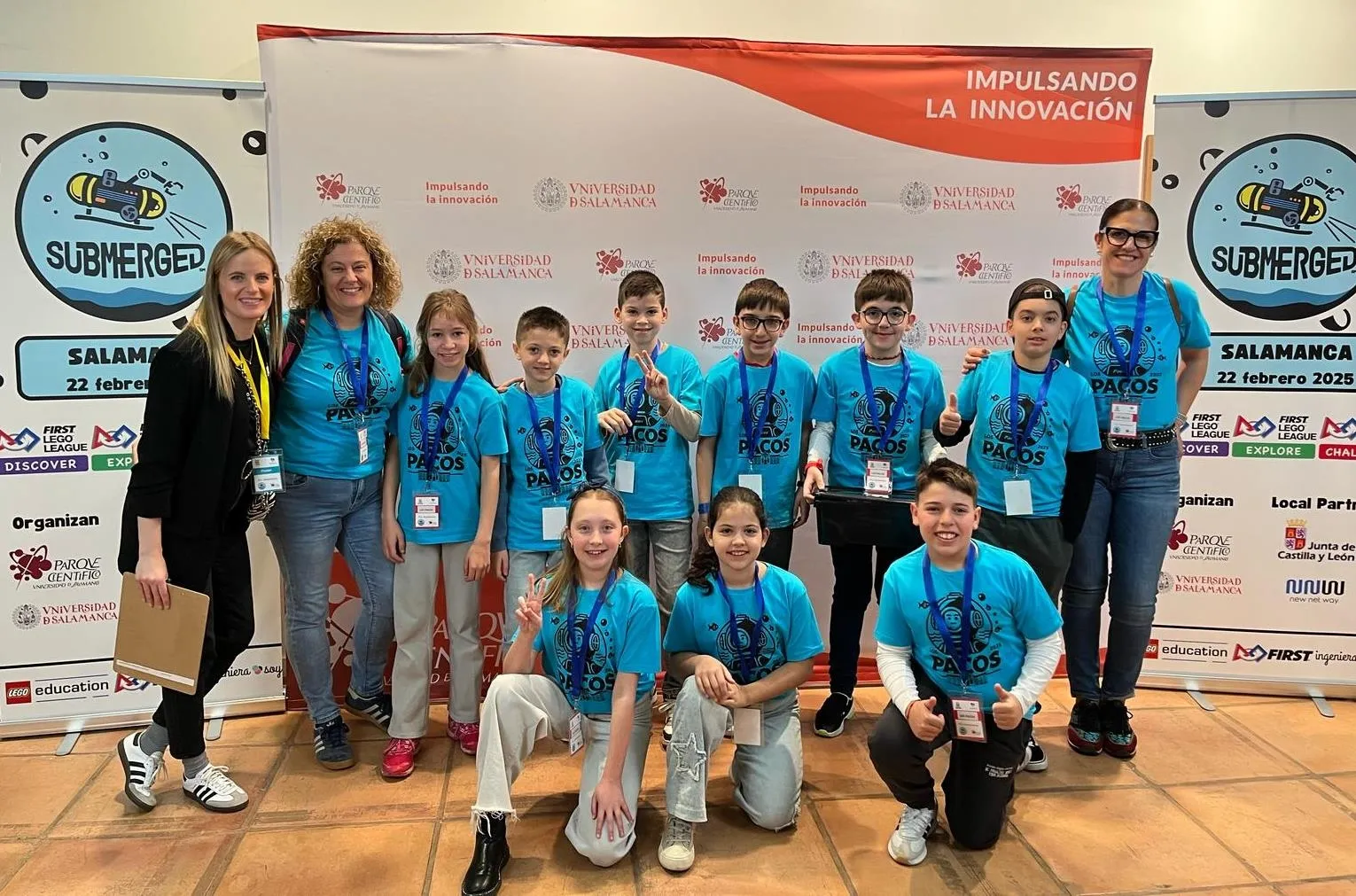 Foto 2 - El Colegio San Francisco se lleva el Premio J&oacute;venes Promesas en la First Lego League
