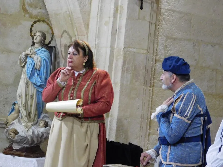 Buscando a Nebrija se ofrecía en la iglesia parroquial de Arabayona