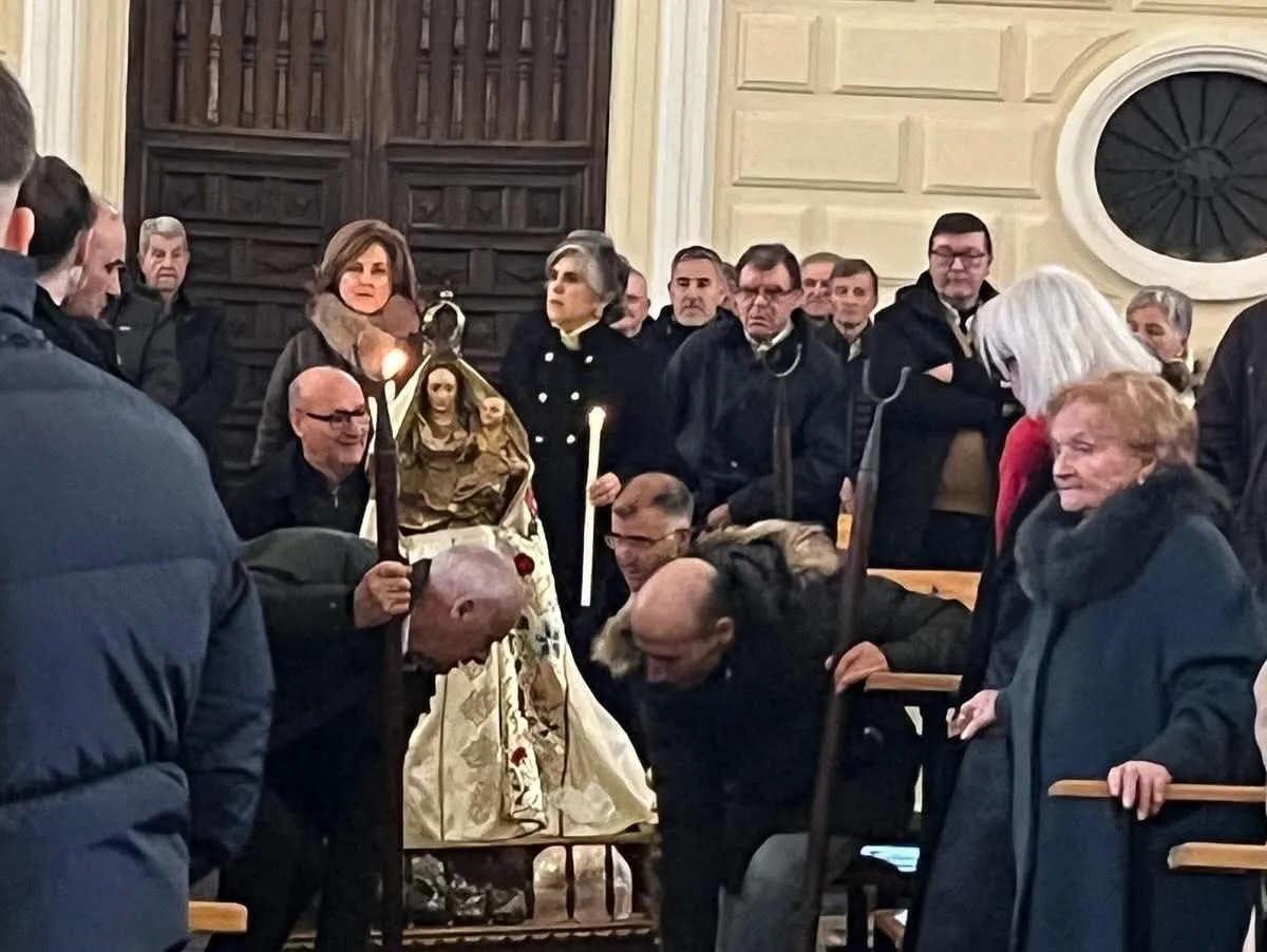 Palaciosrubios honraba este domingo a Nuestra Señora de las Candelas. Foto Diputación de Salamanca