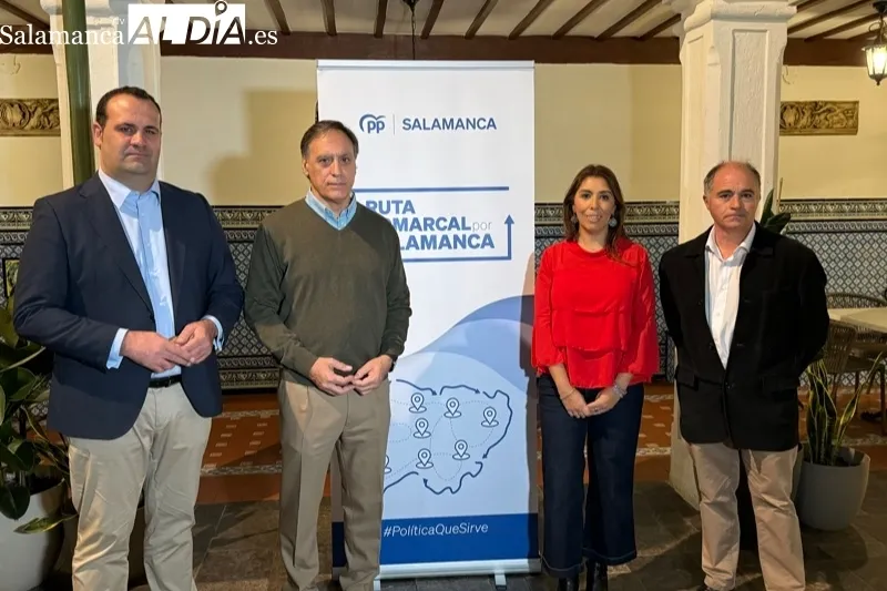 Carlos García Carbayo en el encuentro comarcal con alcaldes y concejales