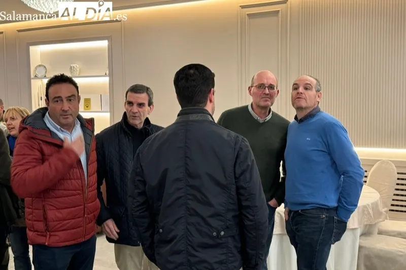 Carlos García Carbayo en el encuentro comarcal con alcaldes y concejales
