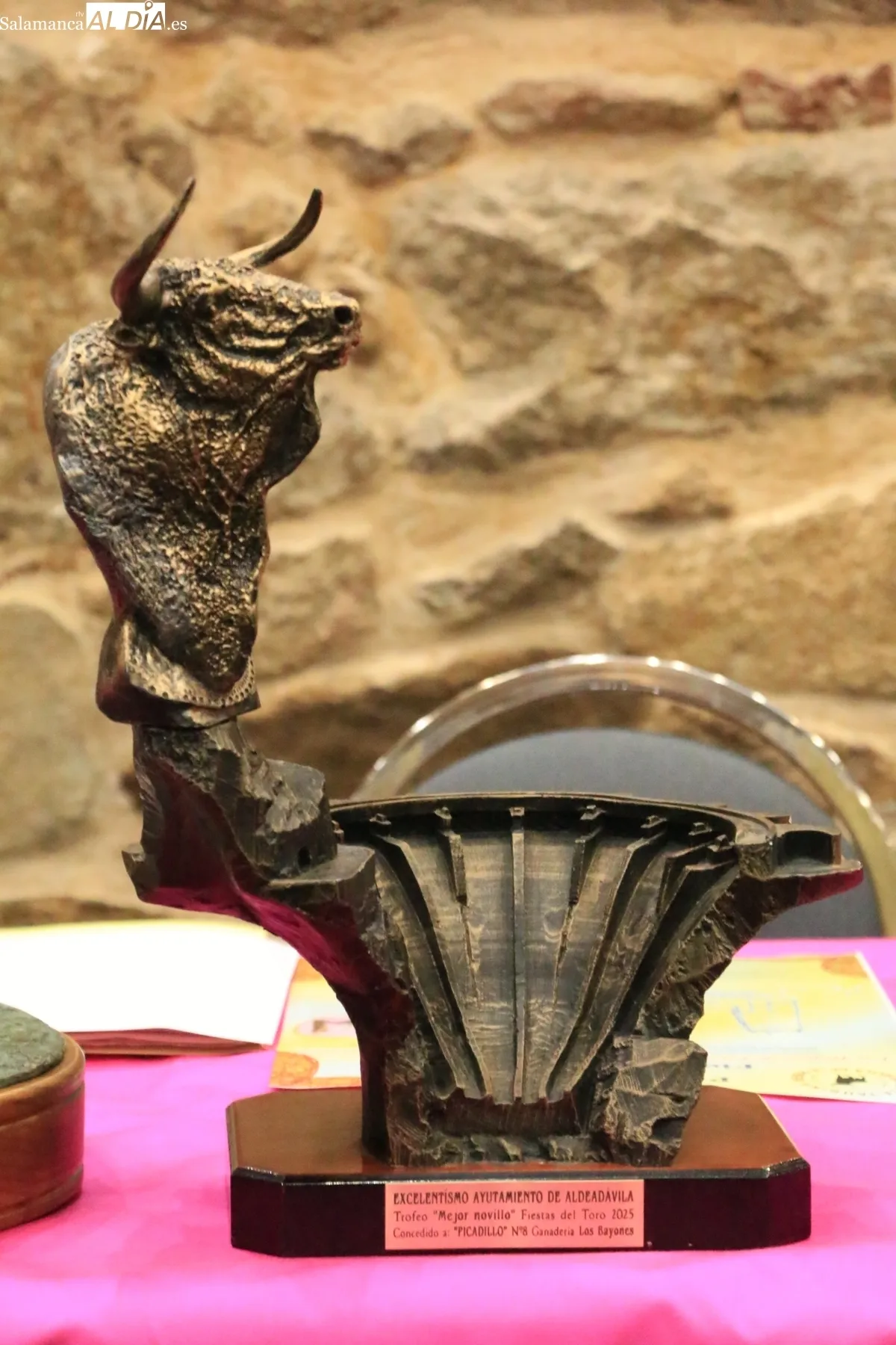 La Peña La Taurina entrega sus XXVI Premios Fiestas del Toro de Aldeadávila de la Ribera / CORRAL