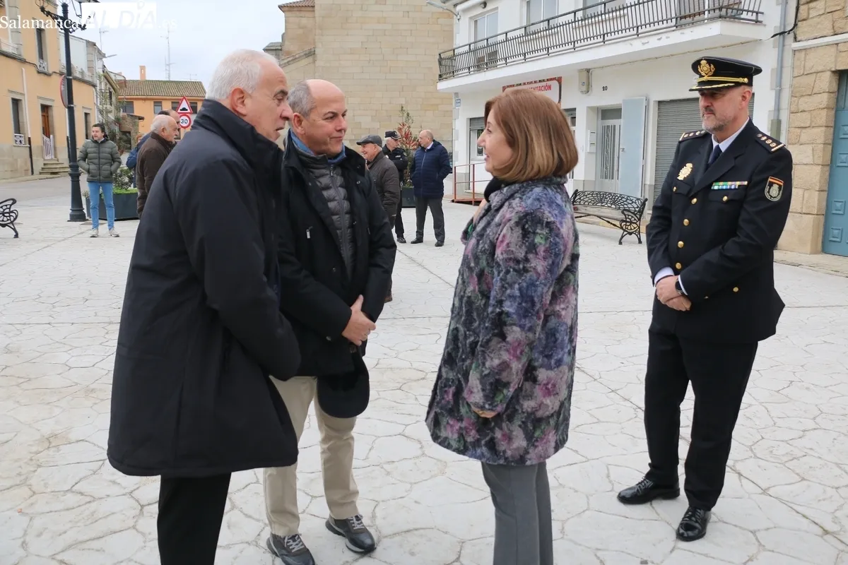 Presentación en Barruecopardo del Vidoc de la Policía Nacional en Salamanca