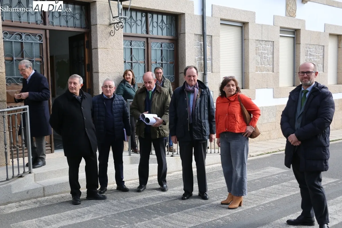 Rubricado el acuerdo entre Fundación Iberdrola, Diócesis civitatense y Ayuntamiento para iluminar la iglesia de Villavieja