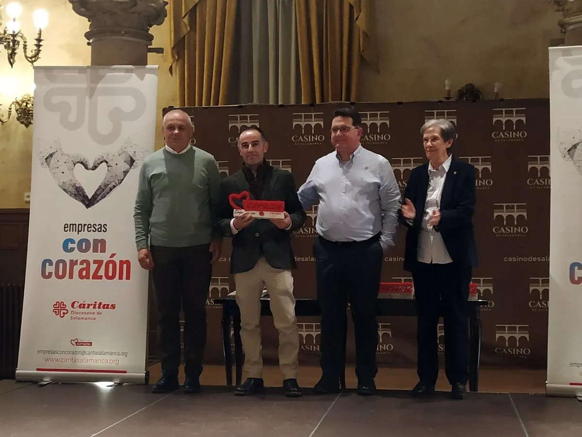 Reconocimiento de Cáritas Salamanca a las ‘Empresas con Corazón’