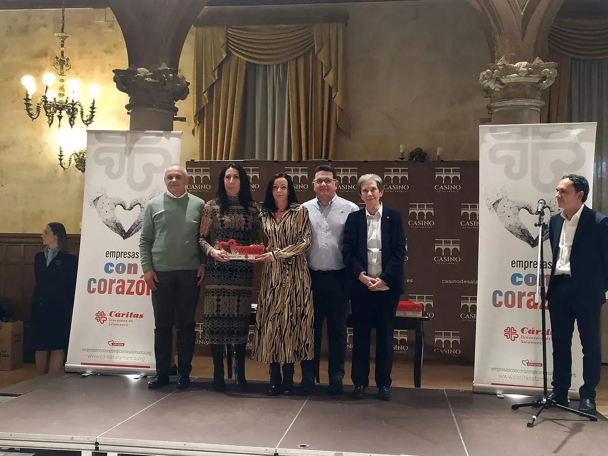 Reconocimiento de Cáritas Salamanca a las ‘Empresas con Corazón’