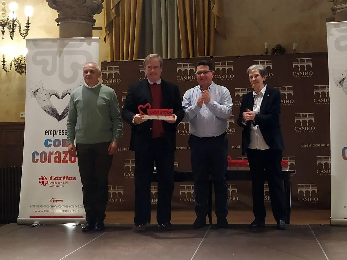 Reconocimiento de Cáritas Salamanca a las ‘Empresas con Corazón’