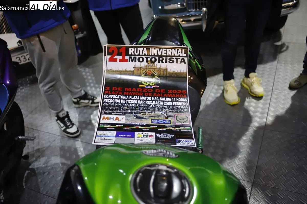 Presentación de la XXI Ruta Invernal Motorista se celebra en Salamanca | FOTOS: Ángel Puma 