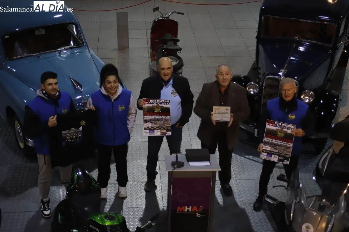 Presentación de la XXI Ruta Invernal Motorista se celebra en Salamanca | FOTOS: Ángel Puma 
