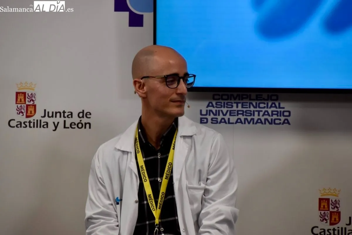 Presentación en el Hospital de Salamanca de la Tecnología HIFU, que mejora la vida de pacientes con Parkinson. Foto de Vanesa Martins