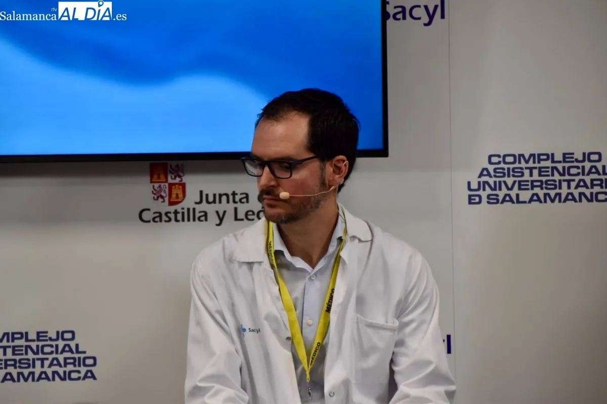 Presentación en el Hospital de Salamanca de la Tecnología HIFU, que mejora la vida de pacientes con Parkinson. Foto de Vanesa Martins