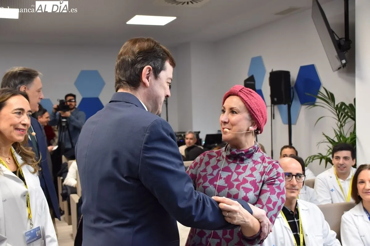 Presentación en el Hospital de Salamanca de la Tecnología HIFU, que mejora la vida de pacientes con Parkinson. Foto de Vanesa Martins